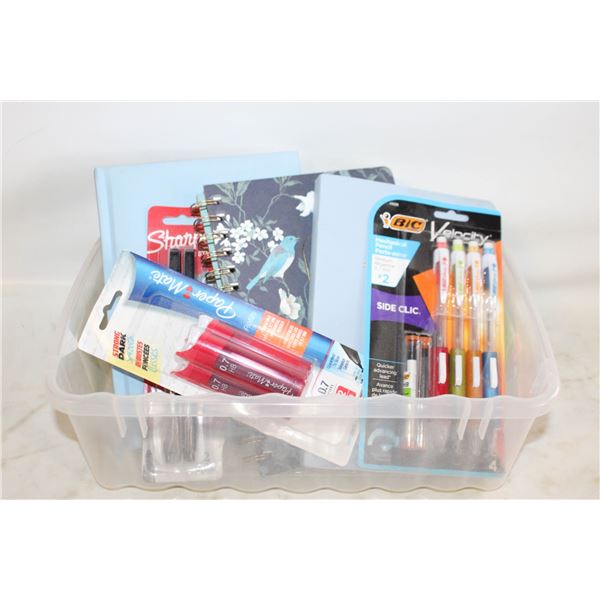 3 NEW JOURNALS WITH MECHANICAL PENCILS,