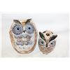 Image 1 : CERAMIC OWL SOAP DISH & OWL TOOTHBRUSH HOLDER