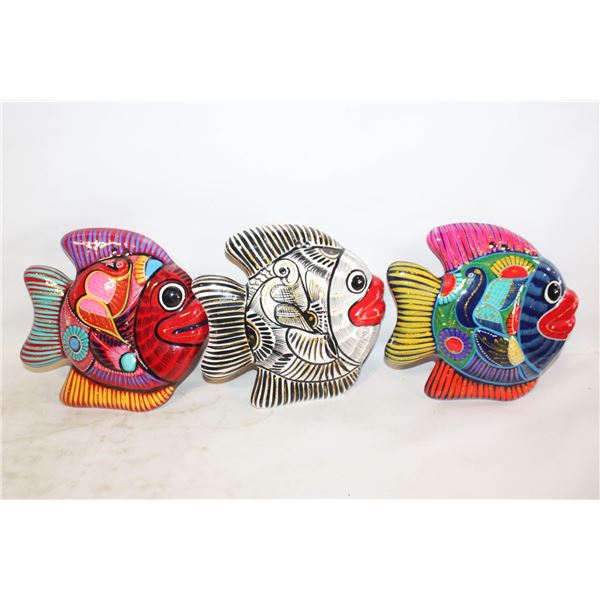 MEXICAN CERAMIC FISH WALL DÉCOR *3