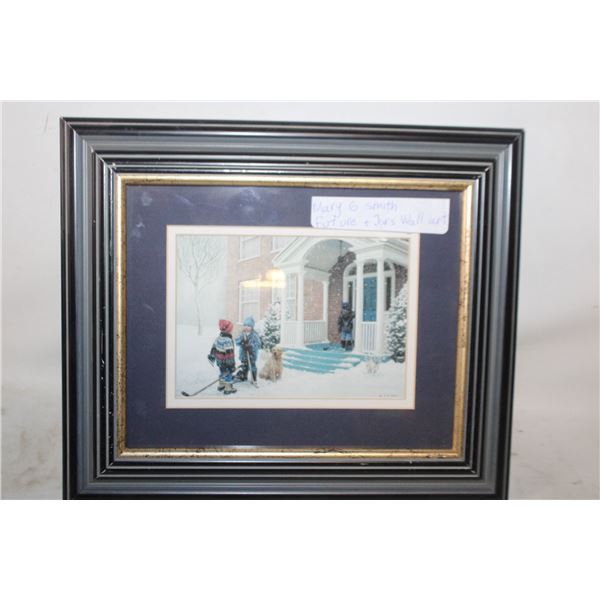 MARY G SMITH FIGURE STARS WALL ART