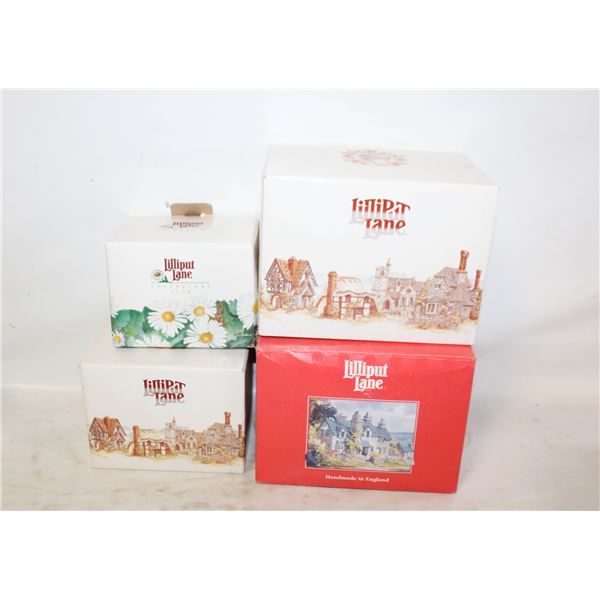 LOT LILLIPUT LANE MINI COTTAGES DIFF SIZES