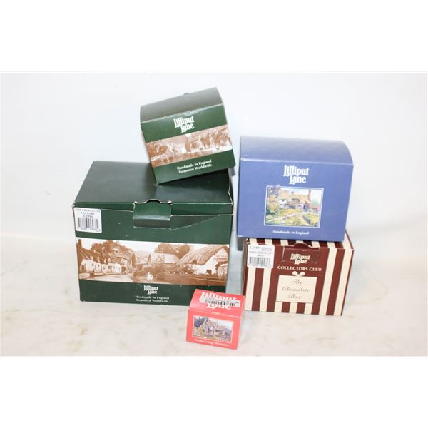 LOT LILLIPUT LANE MINI COTTAGES DIFF SIZES
