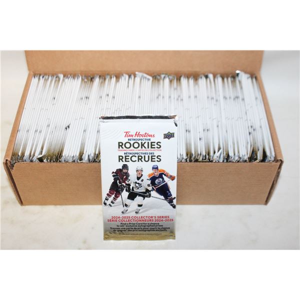 LARGE LOT TIM HORTONS ROOKIE CARD PACKS OPEN