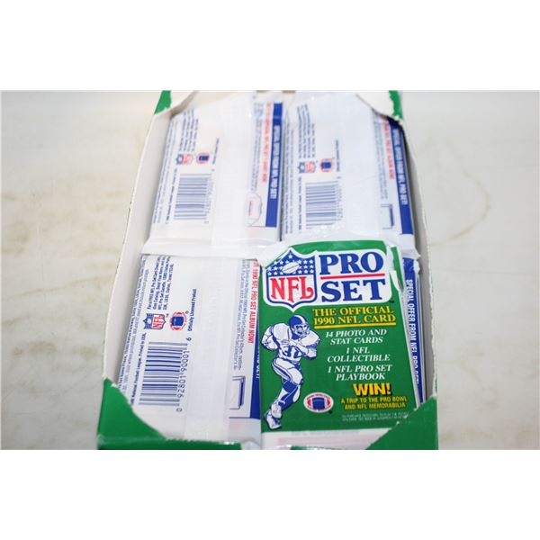 1990 PROSET FOOTBALL PACK BOX OPEN