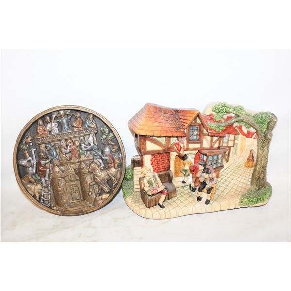 ENGLISH CHALKWARE & CLAY PLAQUES