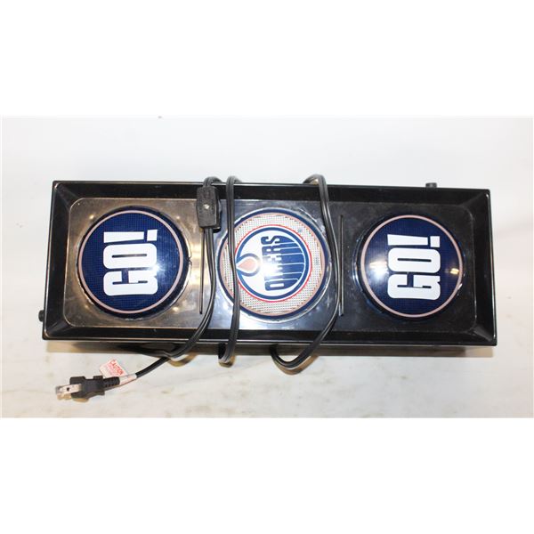 OILERS FAN NIGHT HOCKEY LIGHT