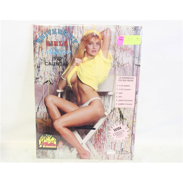 SEALED VINTAGE 1991 CALENDAR ALBERTA UNIVERSITY