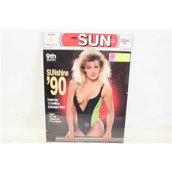SEALED VINTAGE 1990 CALENDAR SUNSHINE GIRLS 9TH