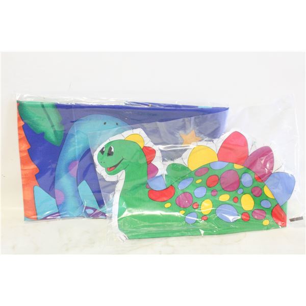 NEW FABRIC PANELS - DINOSAUR PANEL 45"X35" &