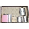 Image 1 : STAINLESS STEEL LIQUOR FLASKS