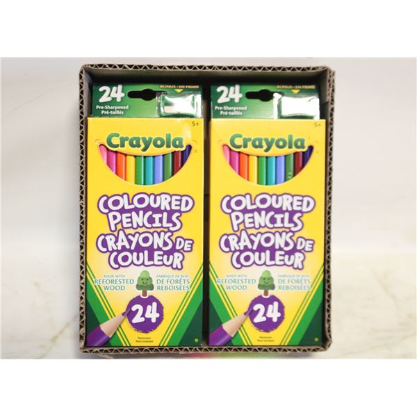 LOT WITH 6 NEW PACKS OF 24 PRE-SHARPENED