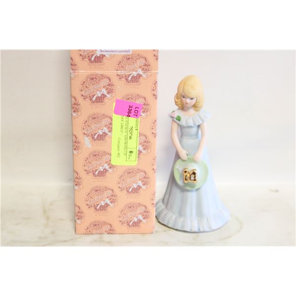 VINTAGE ENESCO "GROWING UP BIRTHDAY GIRLS" -