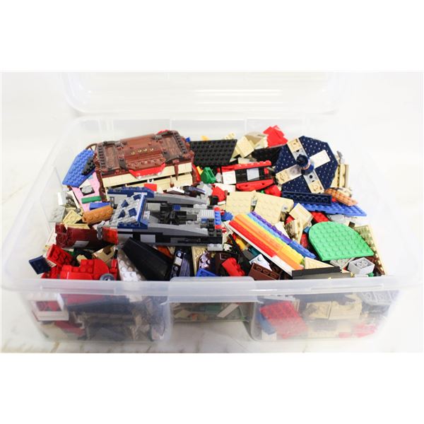 LARGE LOT OF SMALL LEGO (NOT DUPLO) IN 17"X14"