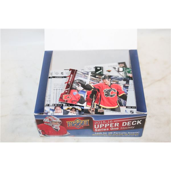 BOX 2015-16 UPPERDECK HOCKEY APPROX 200 CARDS