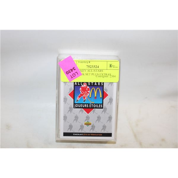 1992 HOCKEY ALL-STARS UPPERDECK SET PLUS EXTRAS