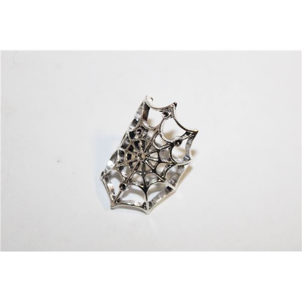 NEW SPIDERMAN LOGO RING  SIZE8