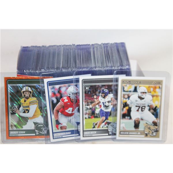 LARGE LOT FOOTBALL ROOKIES INSERTS STARS ETC