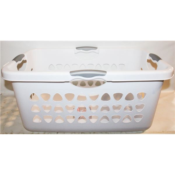 NEW STERILITE 71L ULTRA LAUNDRY BASKET WHITE