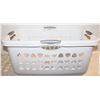 Image 1 : NEW STERILITE 71L ULTRA LAUNDRY BASKET WHITE