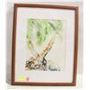 Image 1 : FRAMED WATERCOLOUR 18"X22"