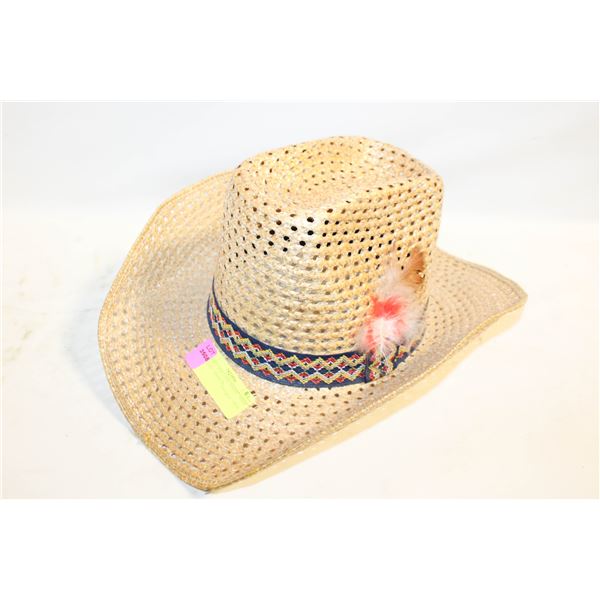 COWBOY HAT - TAG INSIDE: "HIGH QUALITY, MADE IN