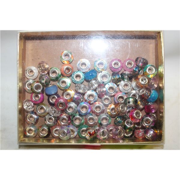 NEW 80 BRACELET BEADS BEAD MIX