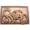 Image 1 : 12 PCS GRAPEVINE WREATH SET NATURAL