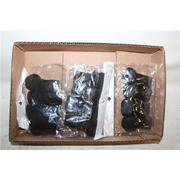 16 PCS CHAIR LEG SOCKS WITH FELT PADS