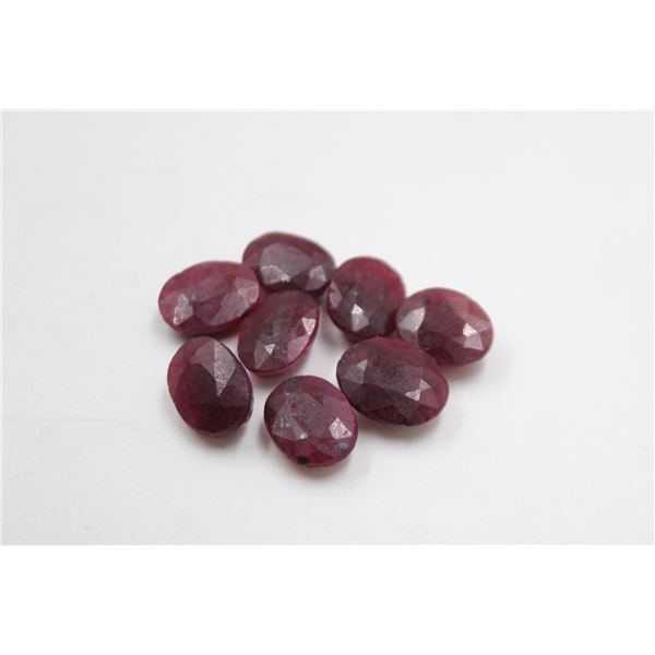 #48-NATURAL RED RUBY GEMSTONES 77.15CT