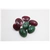 Image 1 : #23-NATURAL GREEN EMERALD  & RUBY GEMSTONES 59.00C