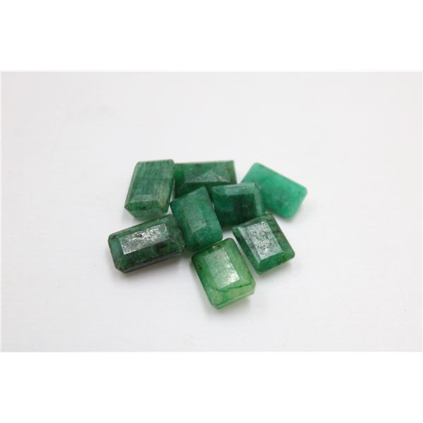 #10-NATURAL GREEN EMERALD GEMSTONES 45.00CT