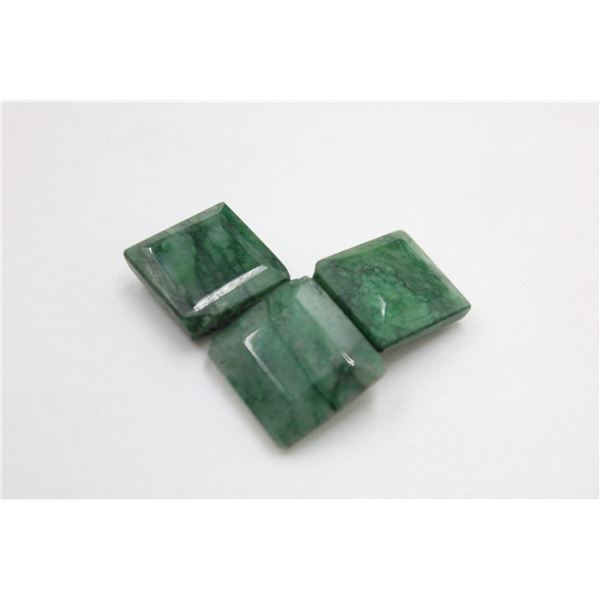 #01-NATURAL GREEN EMERALD GEMSTONES 48.40CT