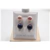 Image 1 : #151-NATURAL AKOYA PEARL STUD EARRINGS