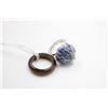 Image 1 : #239- NATURAL BLUE SPORT & TIGER EYE RING 2PCS