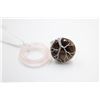 Image 1 : #235- NATURAL TIGER EYE &  ROSE QUARTZ   RING 2PCS