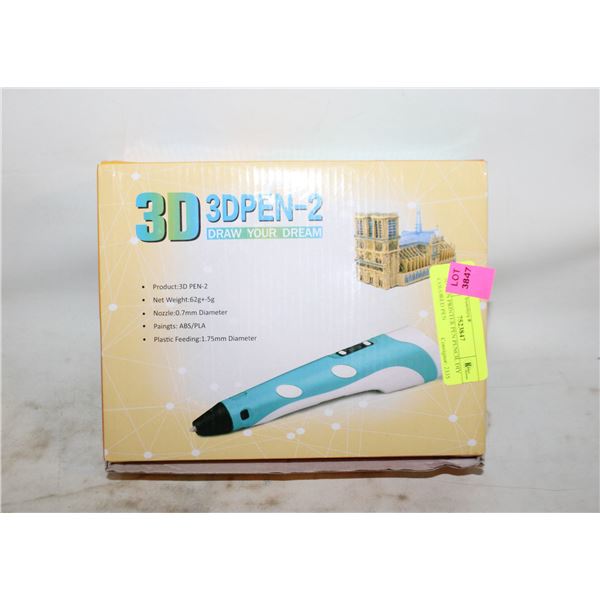 3D PEN PRINTER PEN PENCIL DIY COLORED PEN