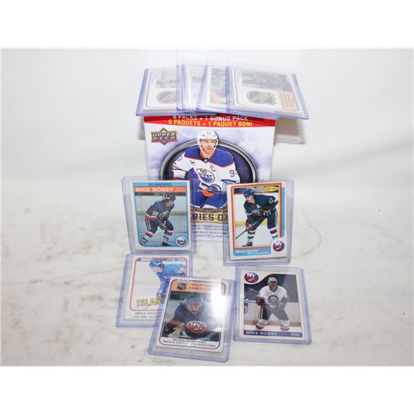 2025 UPPER DECK HOCKEY & 1980S MIKE BOSSY CARDS