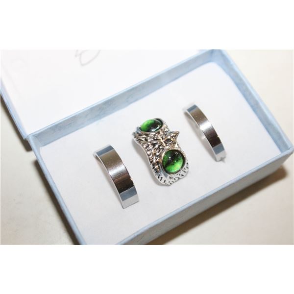 NEW 3PCS/SET RING SET SZ9