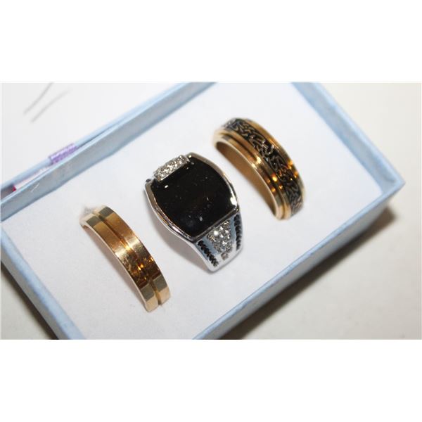 NEW 3PCS/SET RING SET SZ11
