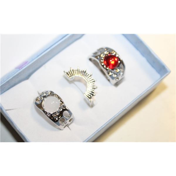 NEW 3PCS/SET RING SET SZ7