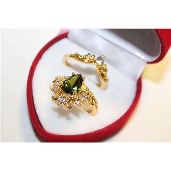 NEW 2PCS/SET RING SET SZ7