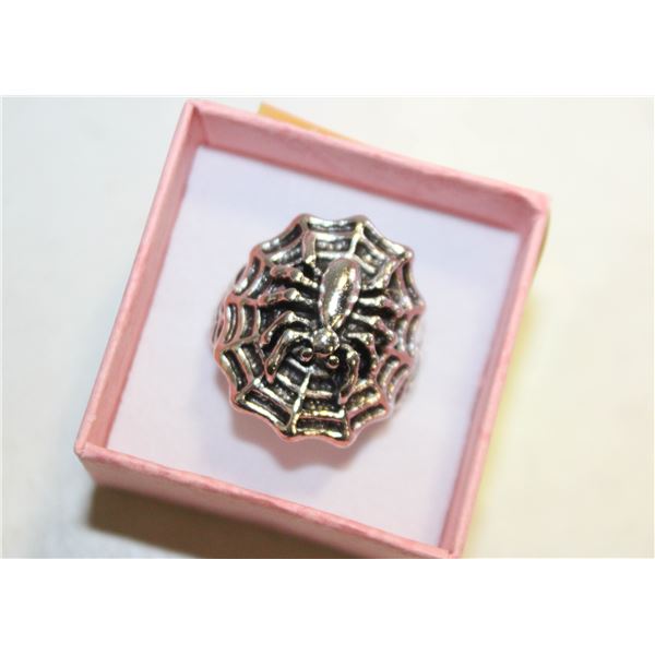 NEW SPIDERMAN LOGO RING  SIZE 10
