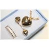 Image 1 : NEW NECKLACE AND ADJUSTABLE SZ RING WITH EARRINGS