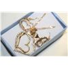 Image 1 : NEW NECKLACE AND ADJUSTABLE SZ RING WITH EARRINGS
