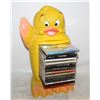 Image 1 : 1990'S YELLOW DUCK CD-HOLDER W/12 POP-THEME CD'S