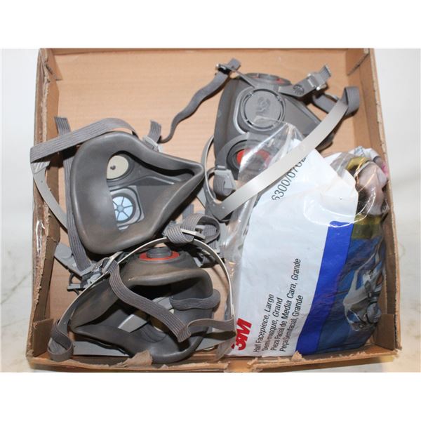FLAT OF 3M 6300 L REUSABLE HALF MASK NEW