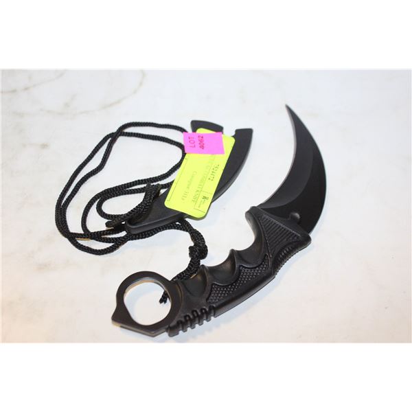 BLACK TACTICAL COMBAT KNIFE NEW