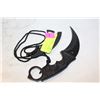 Image 1 : BLACK TACTICAL COMBAT KNIFE NEW