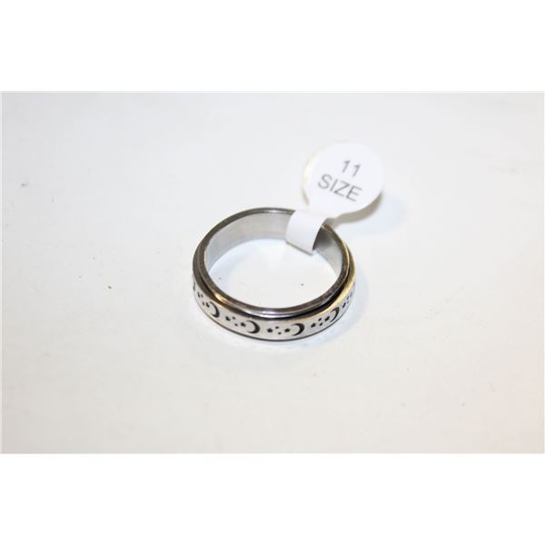 STAINLESS STEEL SPINNER RING FIDGET