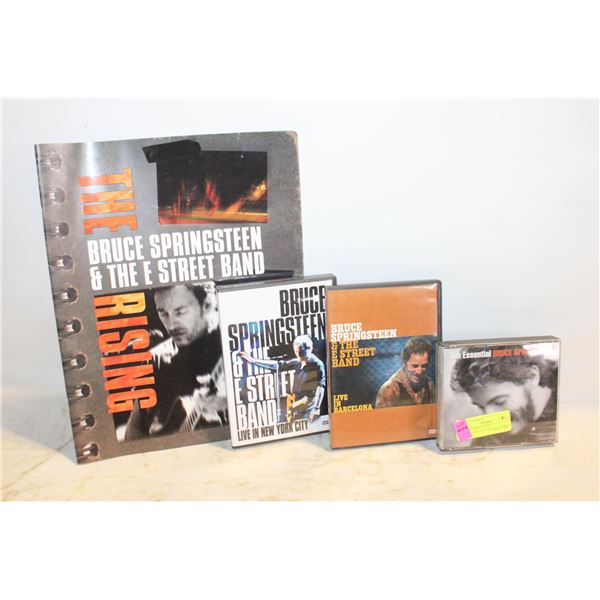BRUCE SPRINGSTEEN MAGAZINE/CONCERT DVD/DOUBLE CD